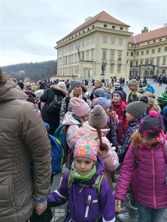 Školáci v Praze